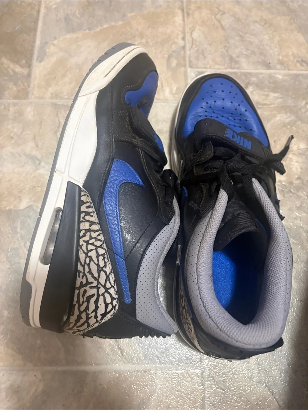 Air Jordan Legacy 312 Low Black/White/Cement Grey/Game Royal Men’s Size 10